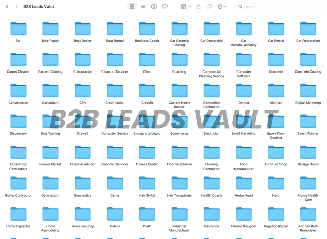 B2B Leads Database Sample 2