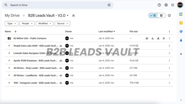 B2B Leads Database Sample 4